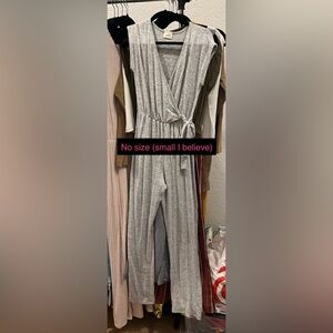 SOFT stretchy Gray Romper Jumper Ladies Small